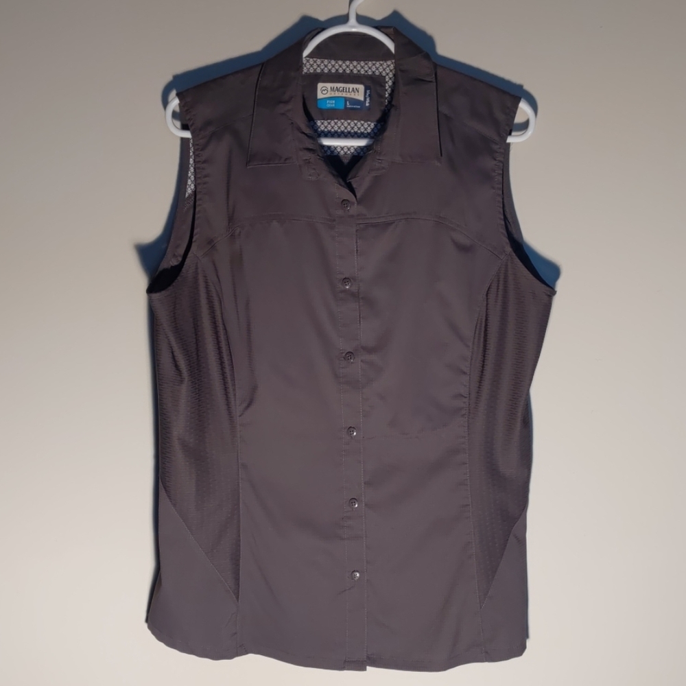Magellan Fish Wear Top, Gray